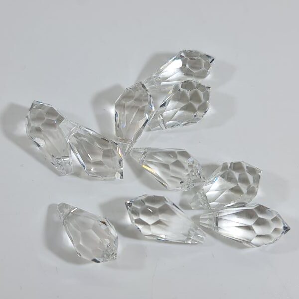 20mm teardrops clear