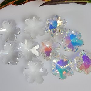 30mm Snowflake Crystals