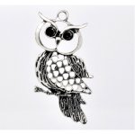 Owl Charm #2 - pack of 3