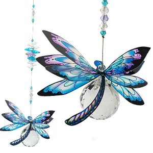 pastel dragonfly suncatcher #1