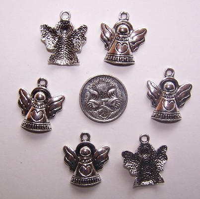 angel charm #3 pack of 6