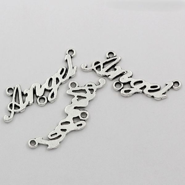 Angel Charm with letters
