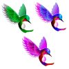 hummingbird film cutout colours