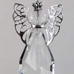 guardian angel crystal suncatcher #1.1