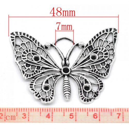 butterfly charm #8 pack of 3