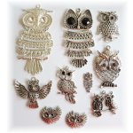 charm pack - 10 pc owl set