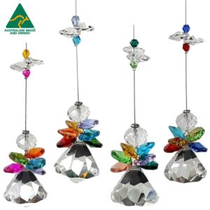 rainbow angel suncatcher