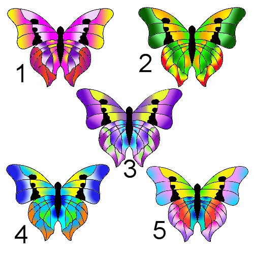 pastel butterflies craft film desigs