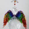 chakra angel crystal suncatcher #3