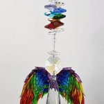chakra angel crystal suncatcher #2