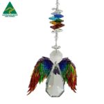 chakra angel crystal suncatcher #1