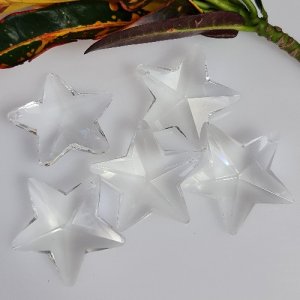 40mm Clear Star Crystals