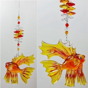 Fish Suncatcher Orange 500 300x300