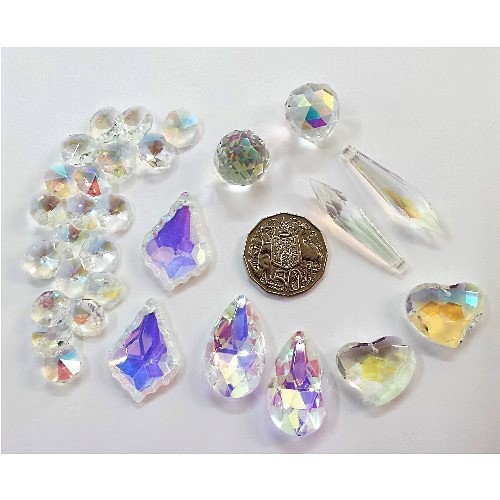 Set C Crystal Pendant Pack 30pcs - Gifts N Crystals