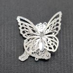 Stainless Steel Filigree Fairy Charm 3D. Fairy charms and pendants for making suncatchers, jewelry and crafts.