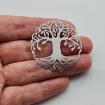 Tree of Life Filigree Charm #6. Charms and pendants for making suncatchers, jewelry and crafts.