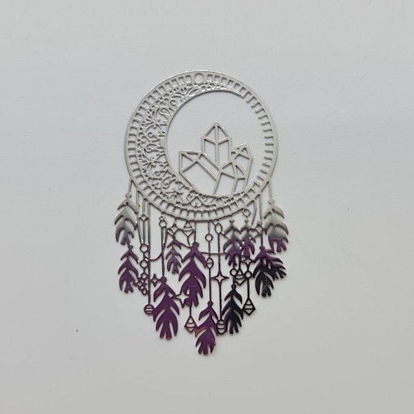 Dreamcatcher Filigree Charm #1. Charms and pendants for making jewelry, suncatchers and many other crafts.