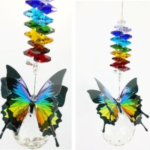 chakra rainbow butterfly suncatcher gnc 4