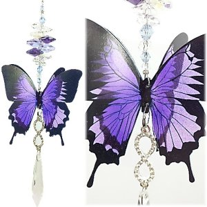ulysses butterfly purple infinity crystal suncatcher gal