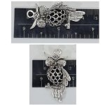 owl charm #7 pack of 4 size