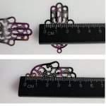 hamsa hand stainless steel charms size