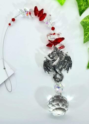 pewter dragon suncatcher