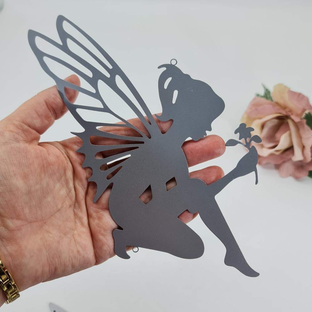 Large hanging frame fairy