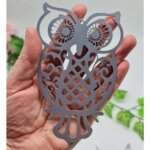 Large hanging frame owl 14cm