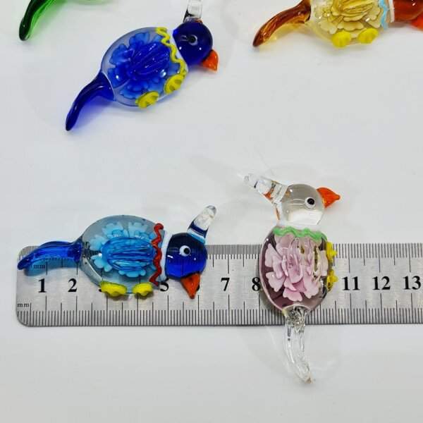 glass birds 7cm