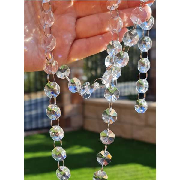 clear crystal chain in the sun clear crystal chain in the sun