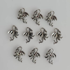 small 20mm dragon charms pack of 10