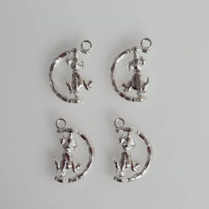 dog charm #3 pack of 6