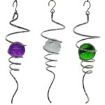 silver tail spinners purple clear green
