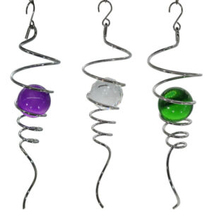 silver tail spinners purple clear green