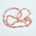 cherry quartz chip beads