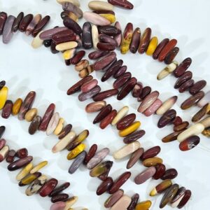 mookaite nugget beads