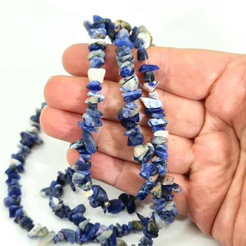 sodalite chip beads