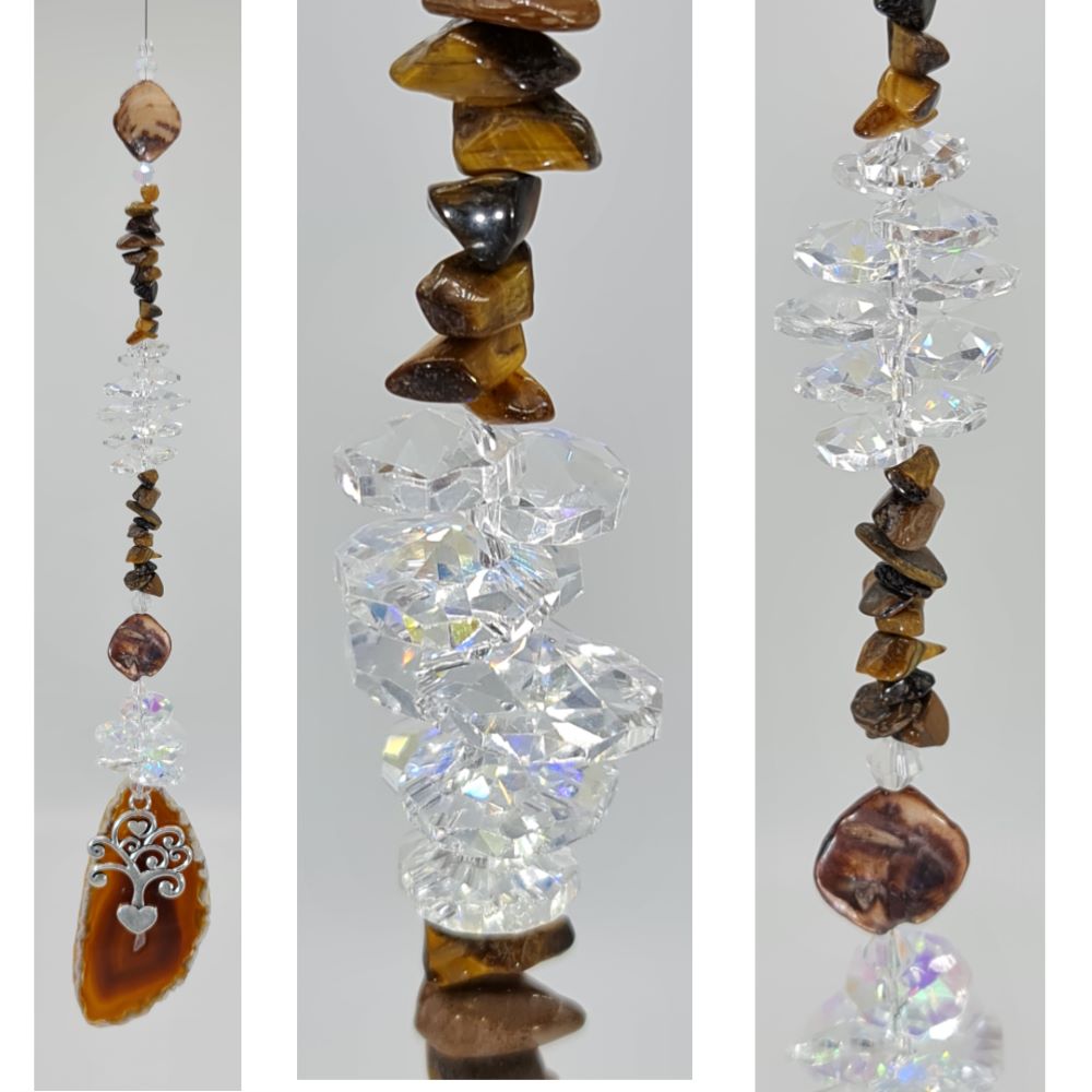 agate and tigers eye tree of life suncatcher 3