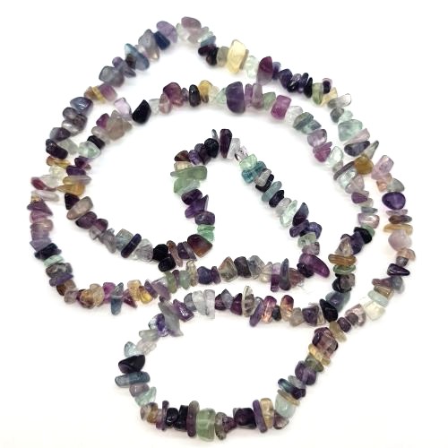 fluorite gemchip beads purple