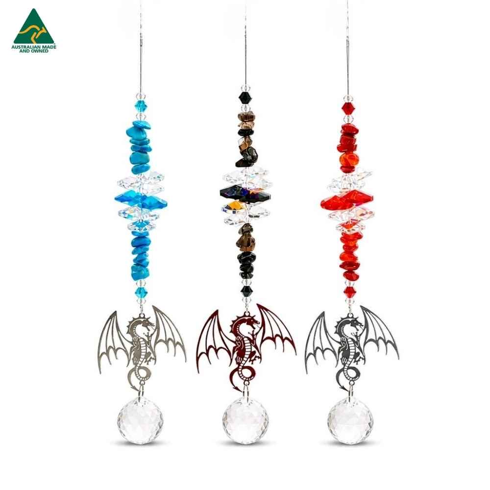 gemstone dragon suncatchers