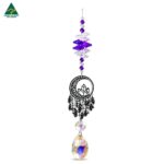 purple dreamcatcher suncatcher
