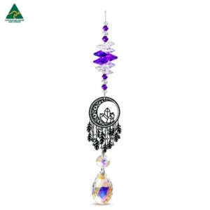 purple dreamcatcher suncatcher