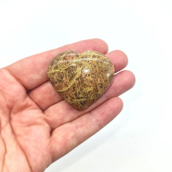 unakite heart 45mm