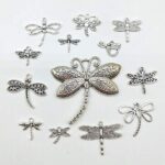 13pc dragonfly charm set