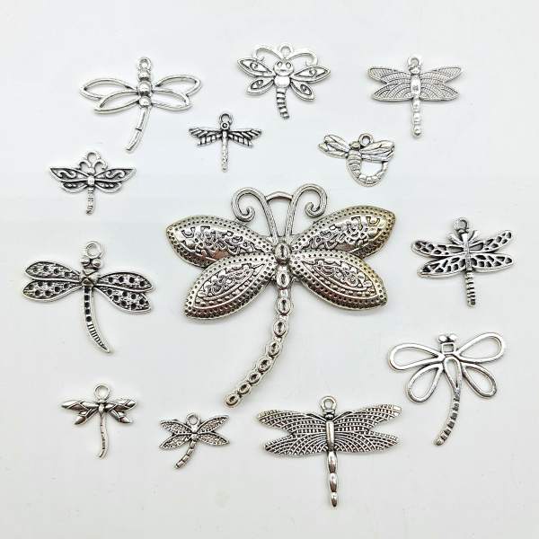 13pc dragonfly charm set 13pc dragonfly charm set