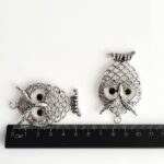 large owl charm #4 size guide