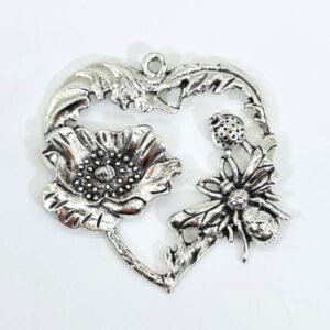 bee flower charm 45mm