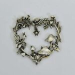 fairy garden, snail mushroom charm