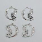 fairy moon charms back and front