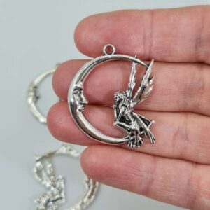 fairy moon charms size in hand